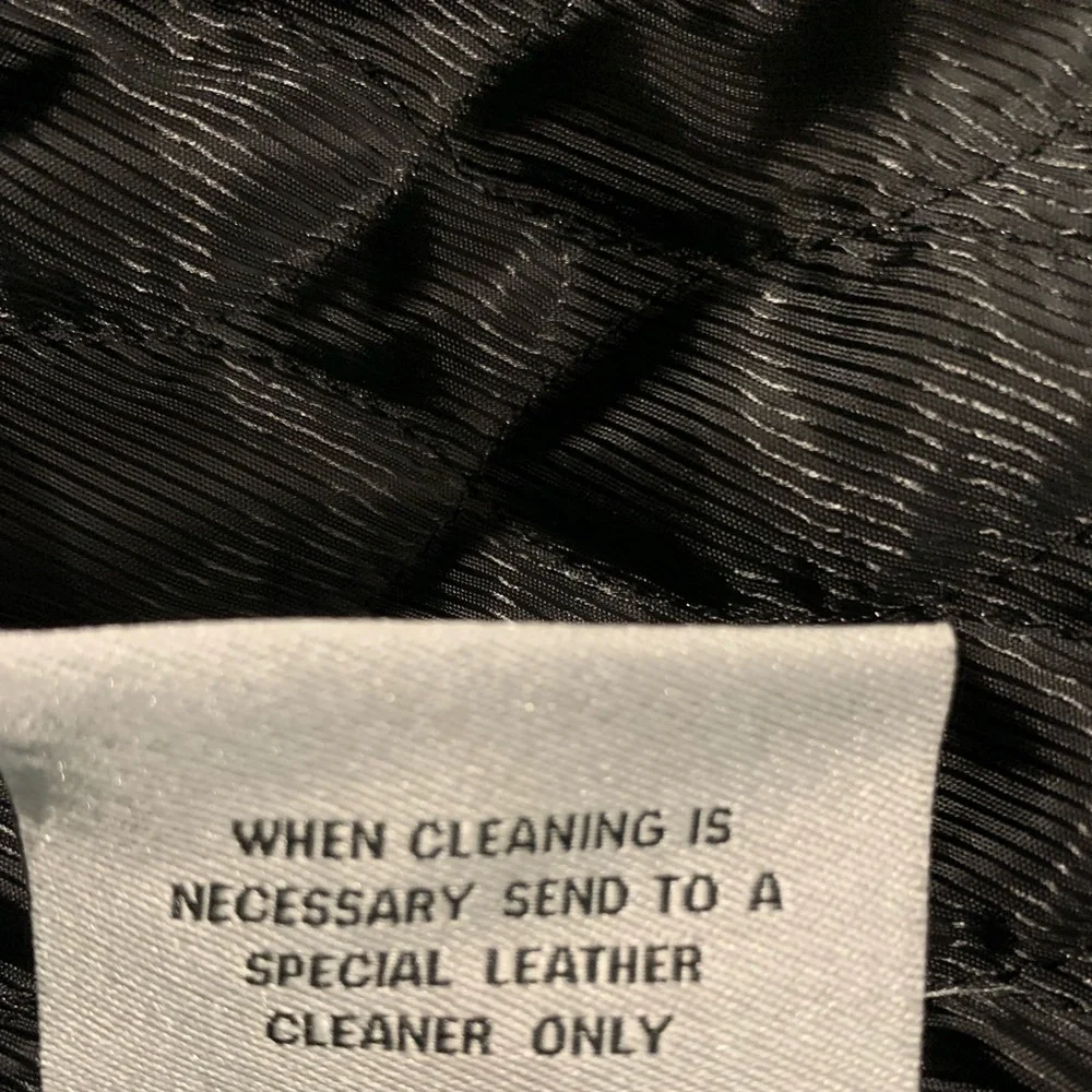 🖤 Like NEW! Wilsons Black Genuine Leather Full Knee Length Coat, L,Large - Picture 4 of 9